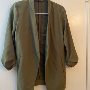 Green Blazer for Women, Size:S